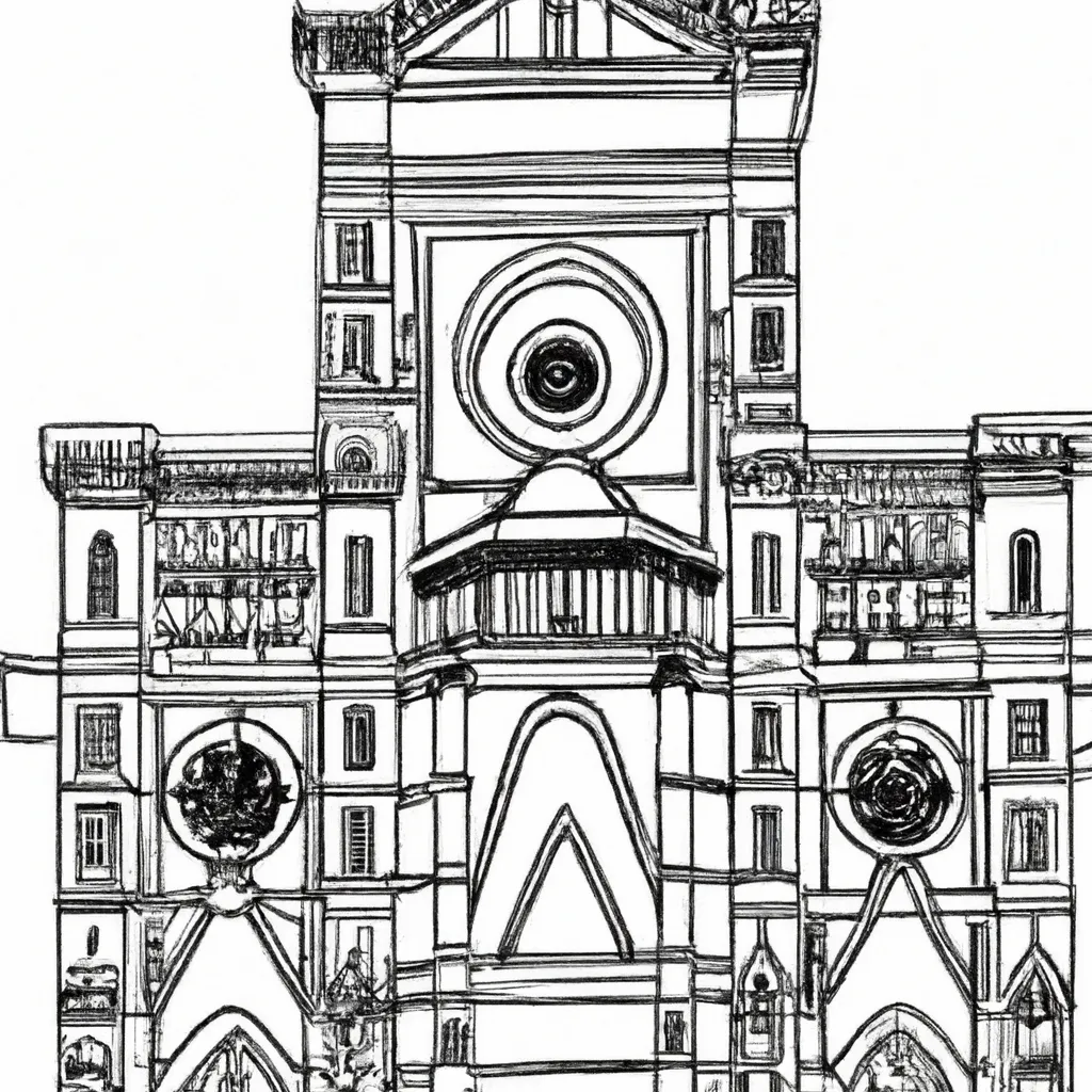 catedral florenca desenhos imprimir pintar 1 catedral florenca desenhos imprimir pintar 1