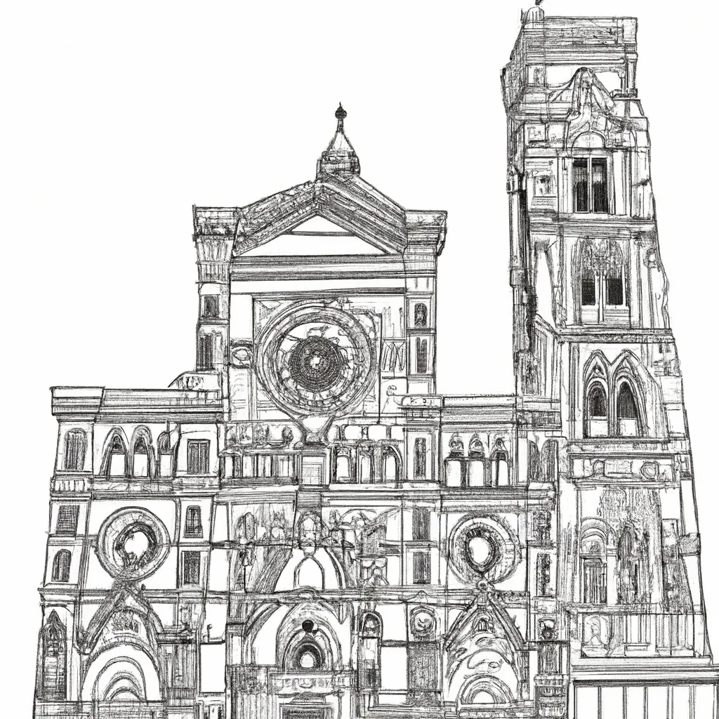 catedral florenca desenhos imprimir pintar 3 catedral florenca desenhos imprimir pintar 3