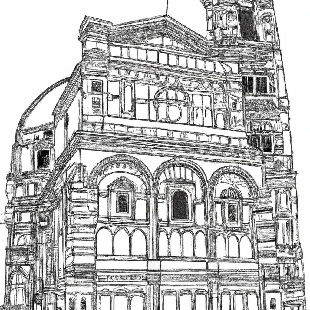 catedral florenca desenhos imprimir pintar 4 catedral florenca desenhos imprimir pintar 4