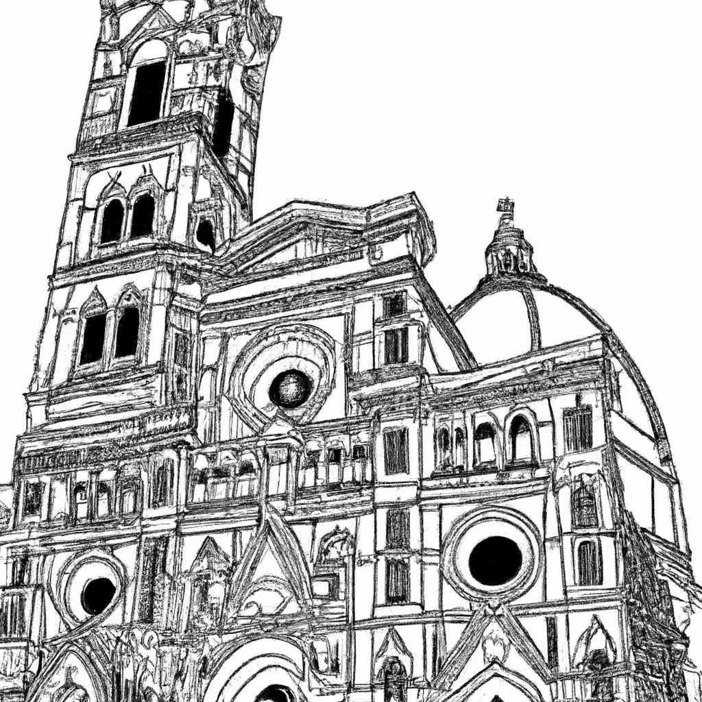catedral florenca desenhos imprimir pintar 5 catedral florenca desenhos imprimir pintar 5