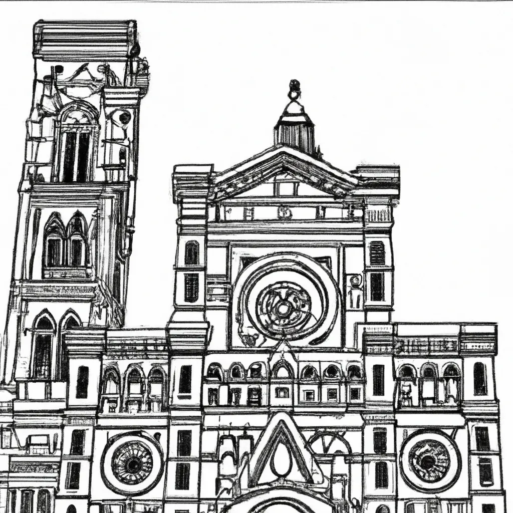 catedral florenca desenhos imprimir pintar 6 catedral florenca desenhos imprimir pintar 6