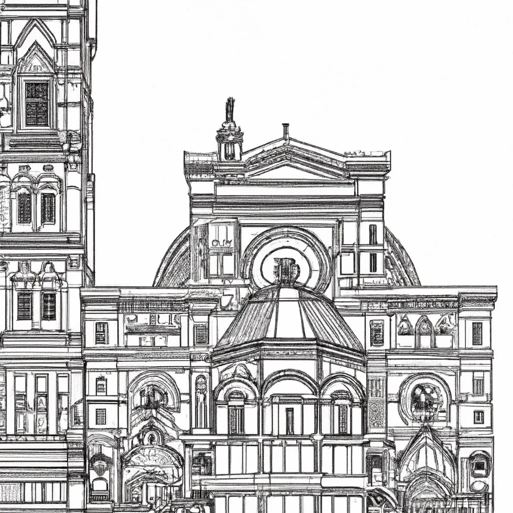 catedral florenca desenhos imprimir pintar 10 catedral florenca desenhos imprimir pintar 10