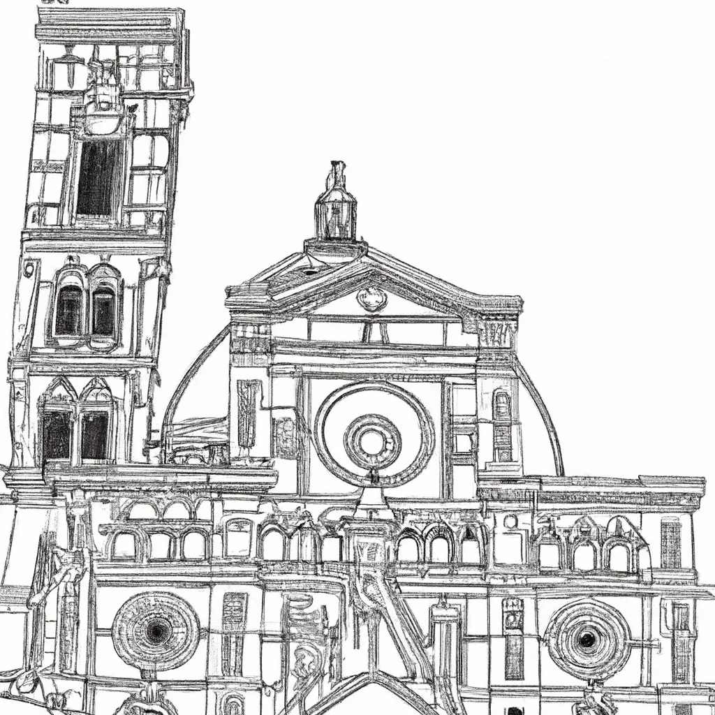 catedral florenca desenhos imprimir pintar 11 catedral florenca desenhos imprimir pintar 11