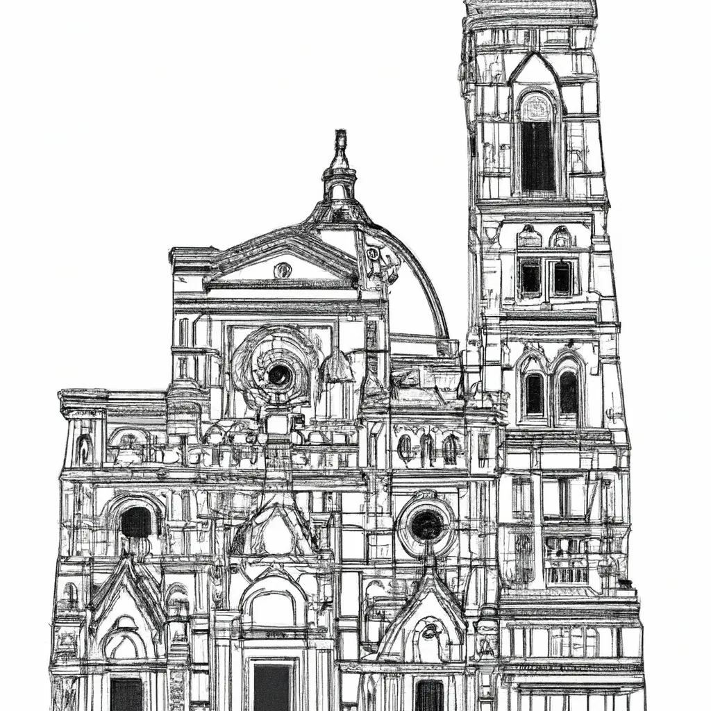 catedral florenca desenhos imprimir pintar 13 catedral florenca desenhos imprimir pintar 13
