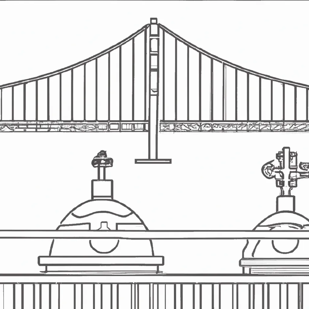 desenhos ponte golden gate imprimir pintar 7