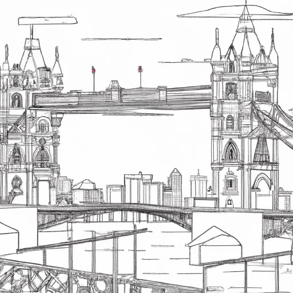 ponte londres desenhos imprimir pintar 1