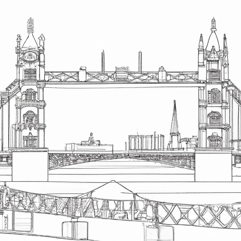 ponte londres desenhos imprimir pintar 7