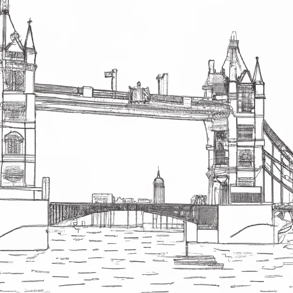 ponte londres desenhos imprimir pintar 9