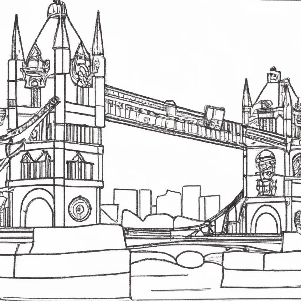 ponte londres desenhos imprimir pintar 11