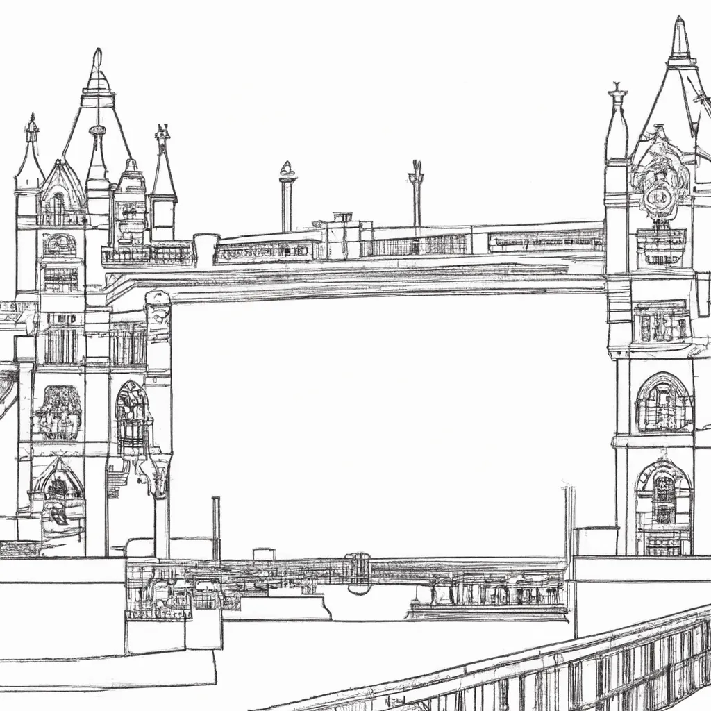 ponte londres desenhos imprimir pintar 12
