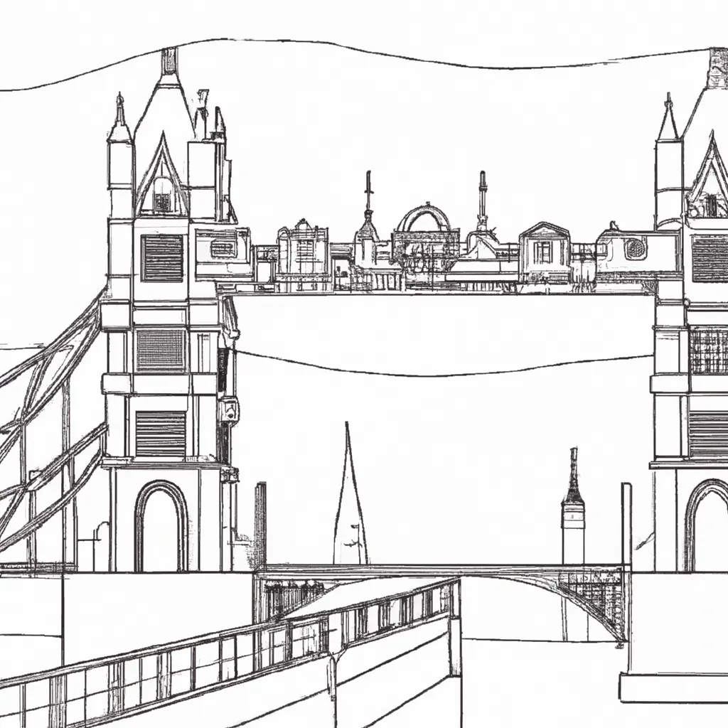 ponte londres desenhos imprimir pintar 13