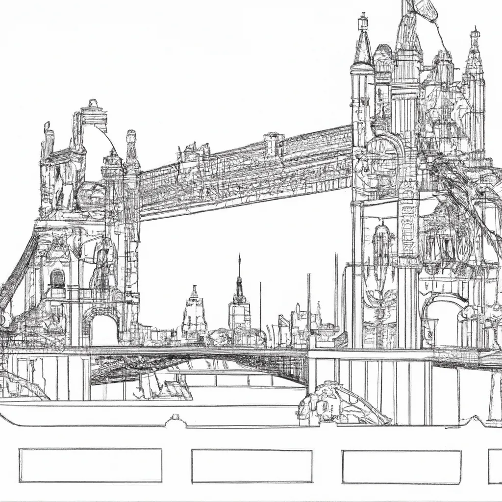 ponte londres desenhos imprimir pintar 14