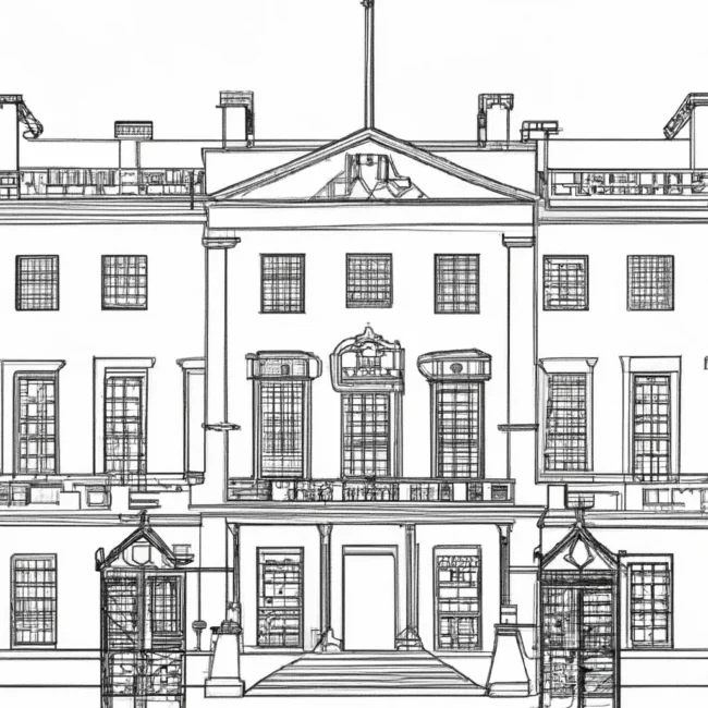 desenhos palacio buckingham imprimir pintar