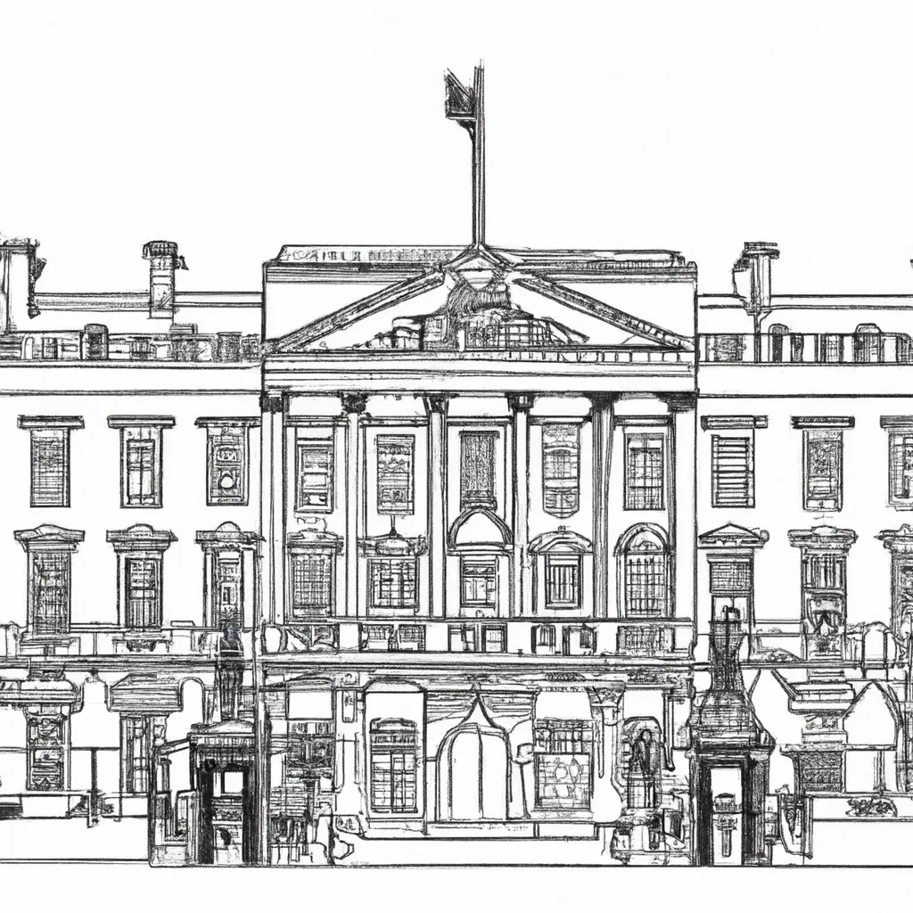 desenhos palacio buckingham imprimir pintar 1