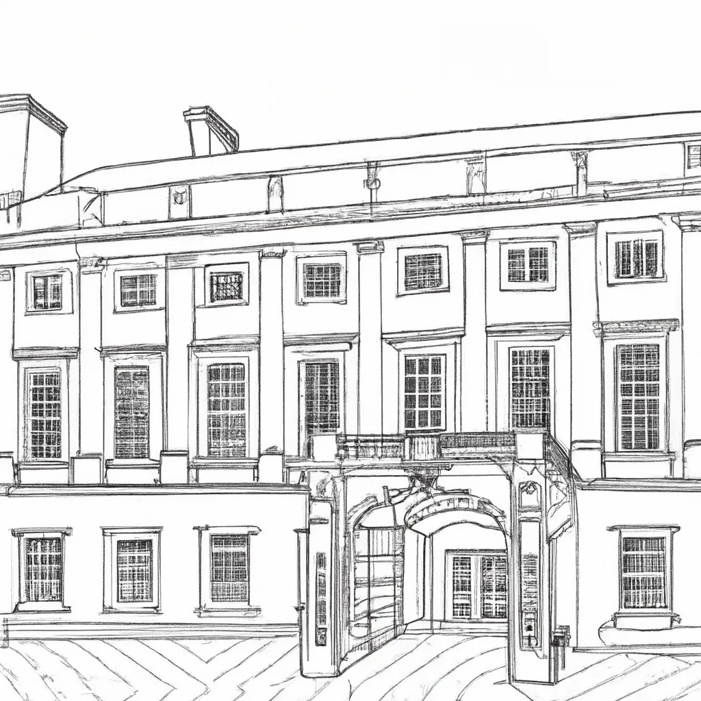 desenhos palacio buckingham imprimir pintar 4