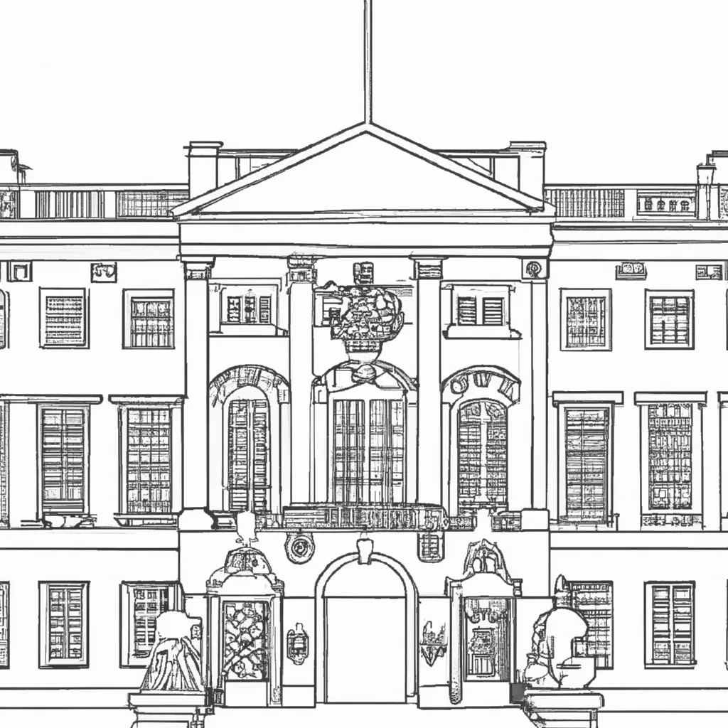 desenhos palacio buckingham imprimir pintar 12