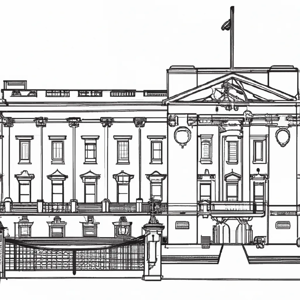 desenhos palacio buckingham imprimir pintar 14