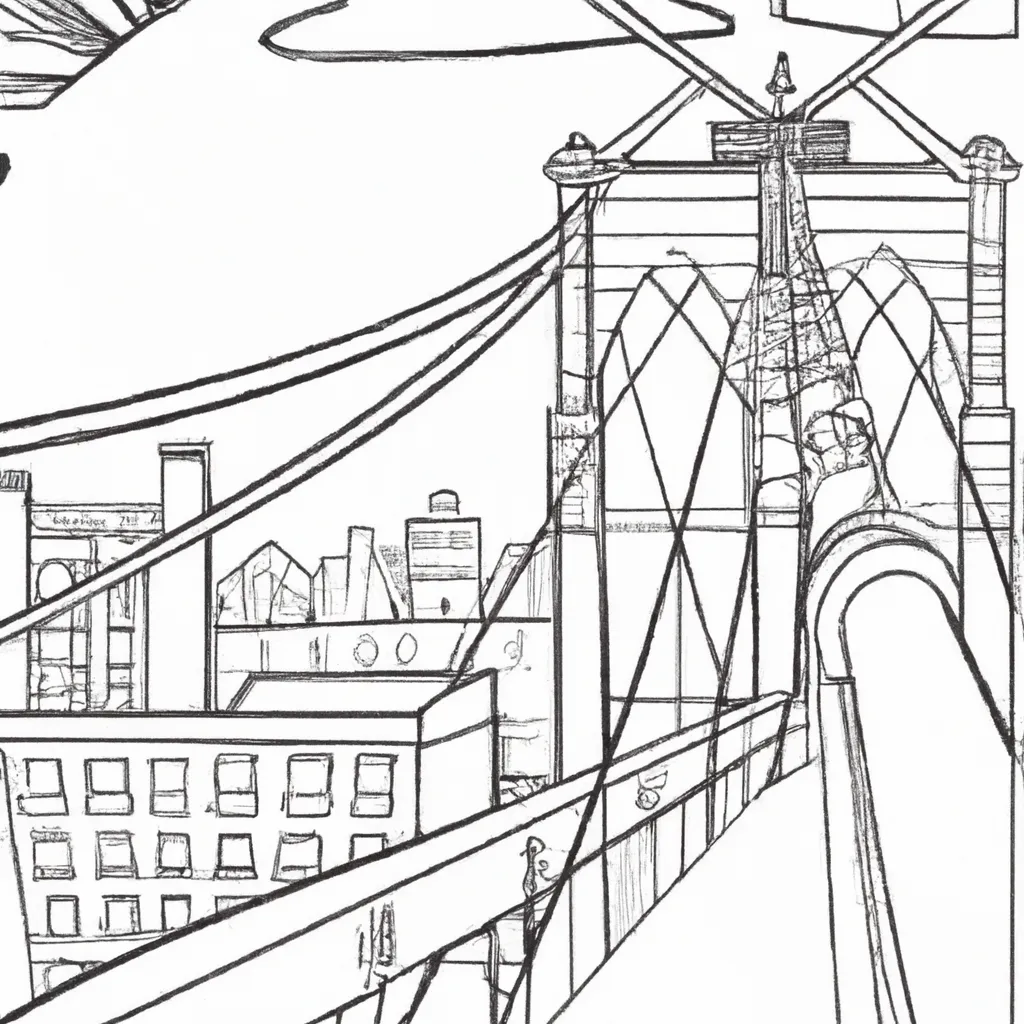 desenhos ponte brooklyn imprimir pintar 4 desenhos ponte brooklyn imprimir pintar 4