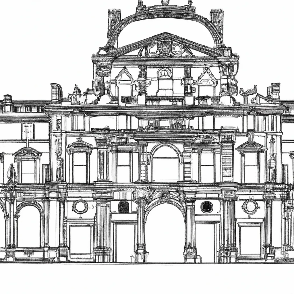 palacio louvre desenhos imprimir pintar 2 palacio louvre desenhos imprimir pintar 2