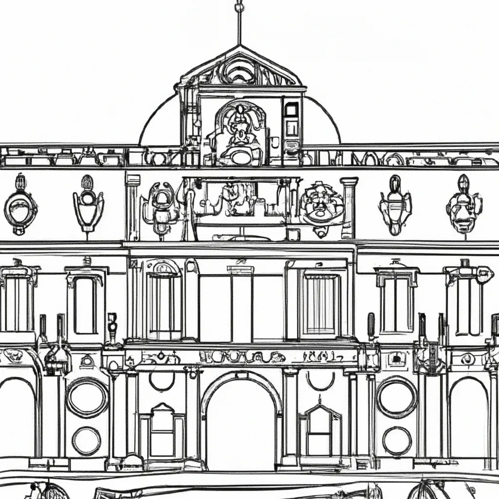 palacio louvre desenhos imprimir pintar 4 palacio louvre desenhos imprimir pintar 4