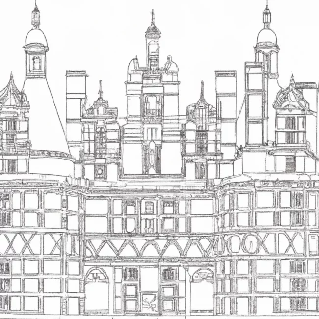 castelo chambord desenhos imprimir pintar 6 castelo chambord desenhos imprimir pintar 6