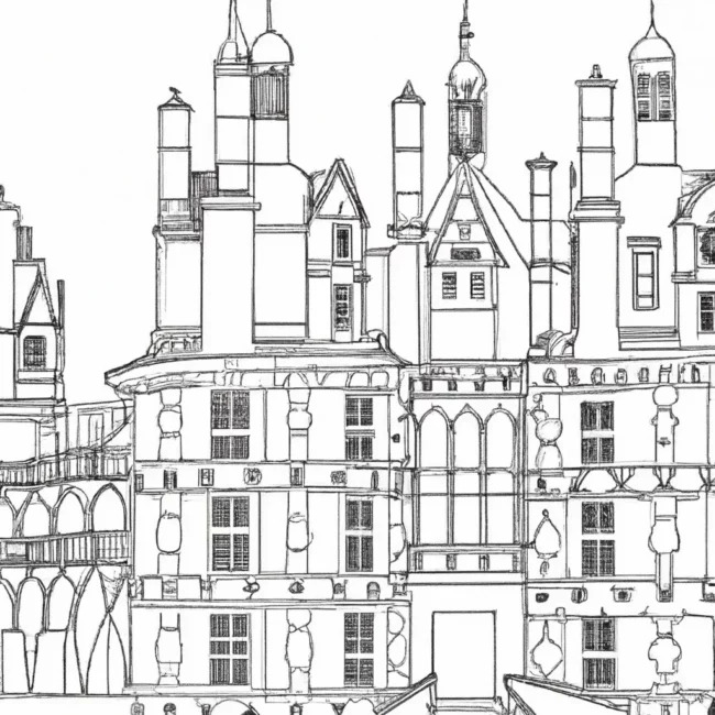 castelo chambord desenhos imprimir pintar 8 castelo chambord desenhos imprimir pintar 8