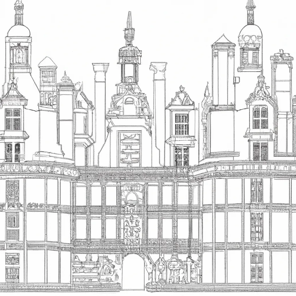 castelo chambord desenhos imprimir pintar 9