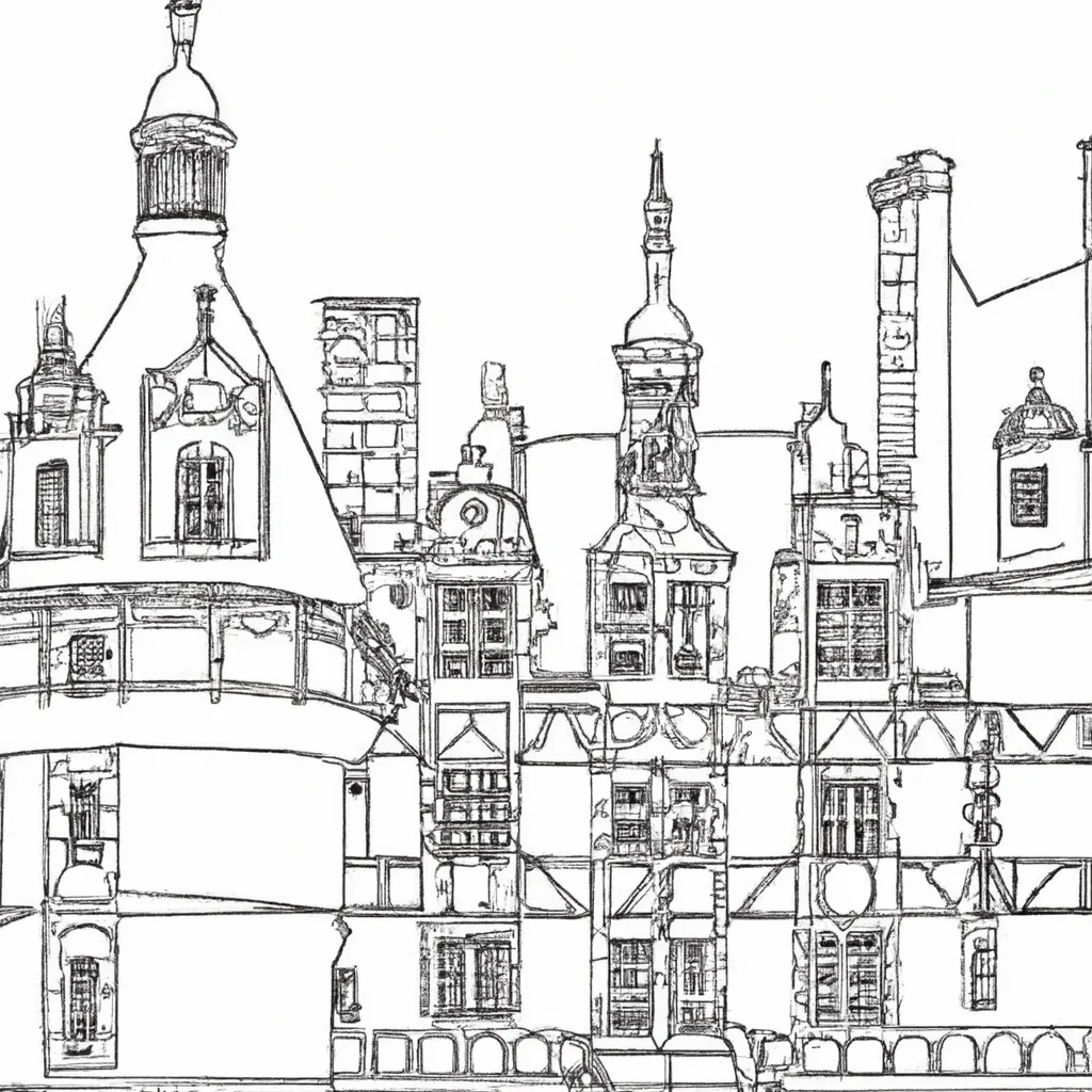 castelo chambord desenhos imprimir pintar 10
