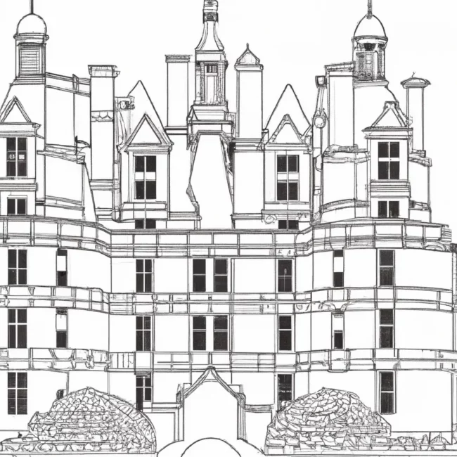 castelo chambord desenhos imprimir pintar 13 castelo chambord desenhos imprimir pintar 13
