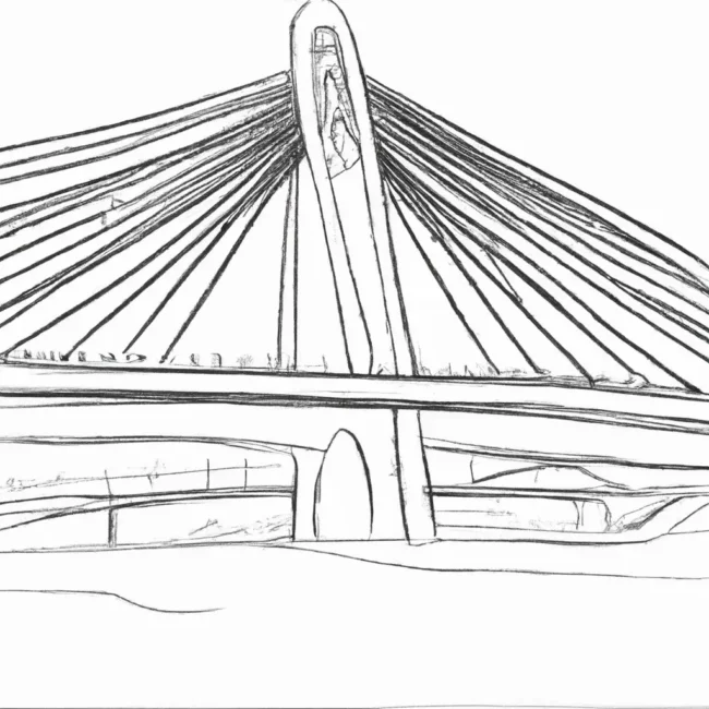 desenhos ponte octavio frias sao paulo