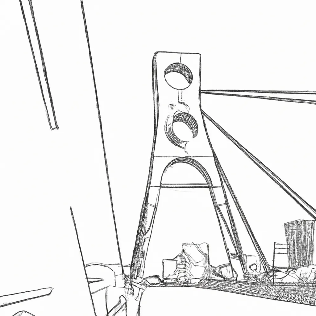desenhos ponte octavio frias sao paulo 1