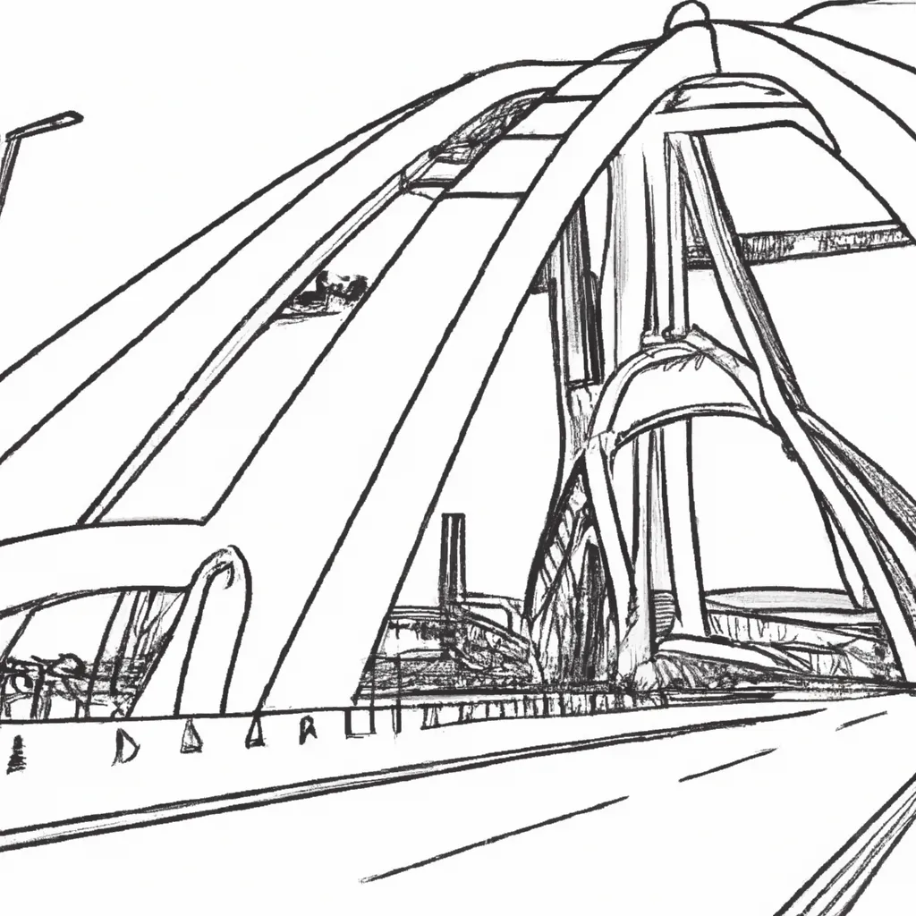 desenhos ponte octavio frias sao paulo 5