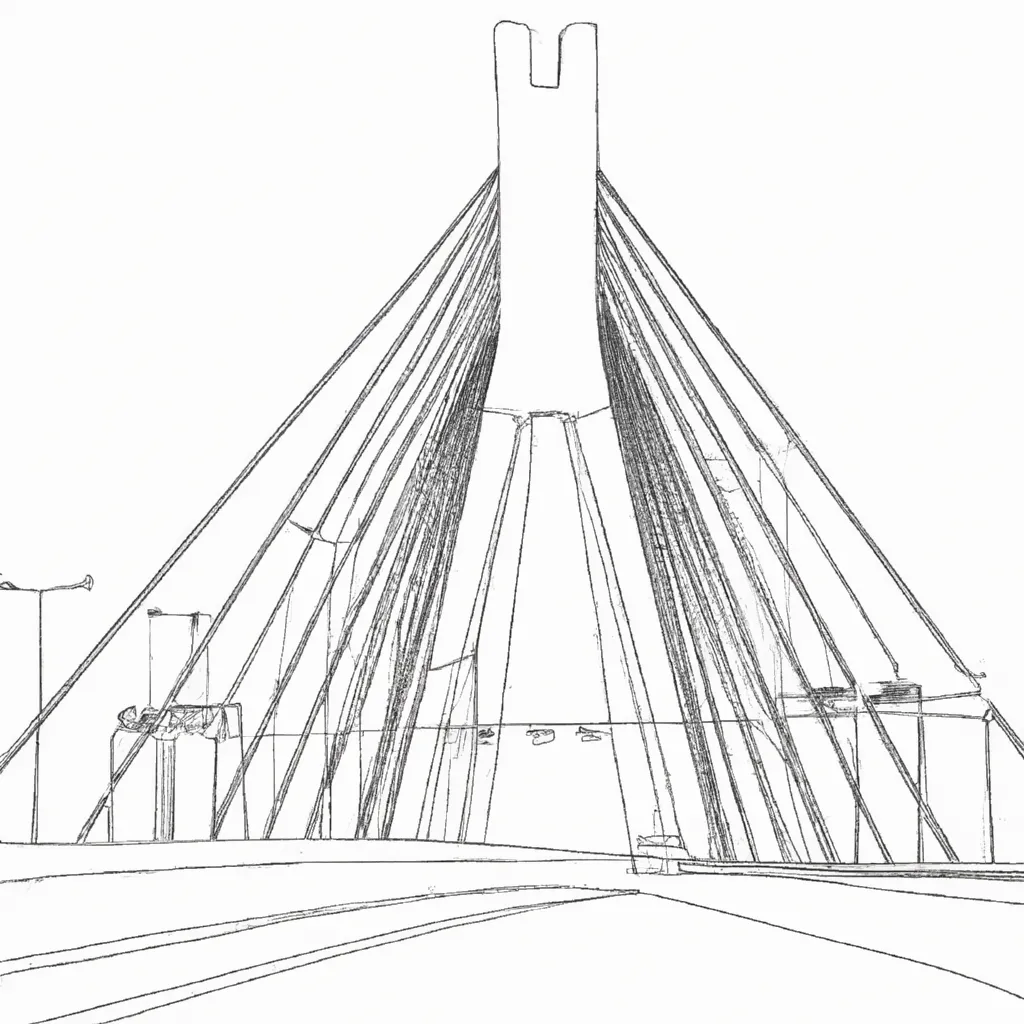 desenhos ponte octavio frias sao paulo 6