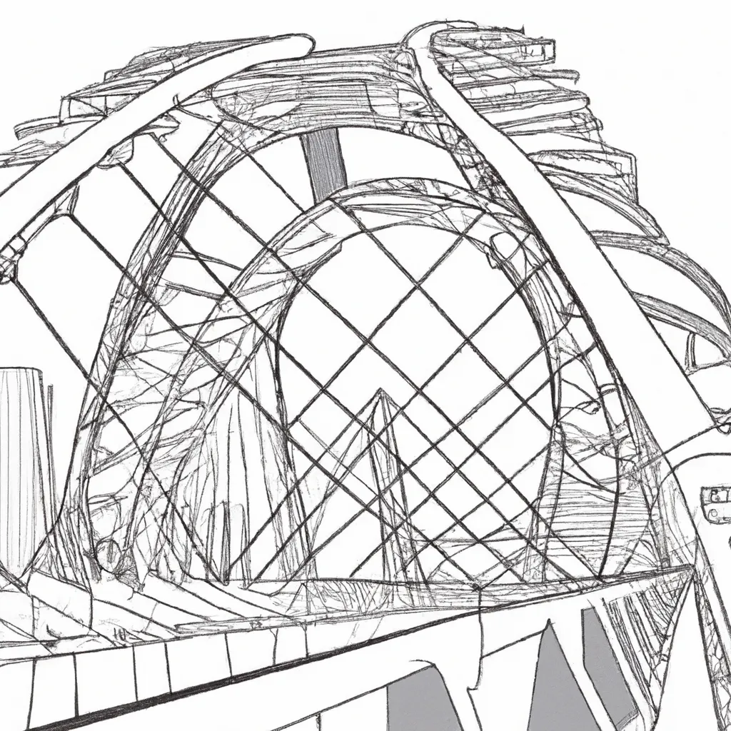 desenhos ponte octavio frias sao paulo 7