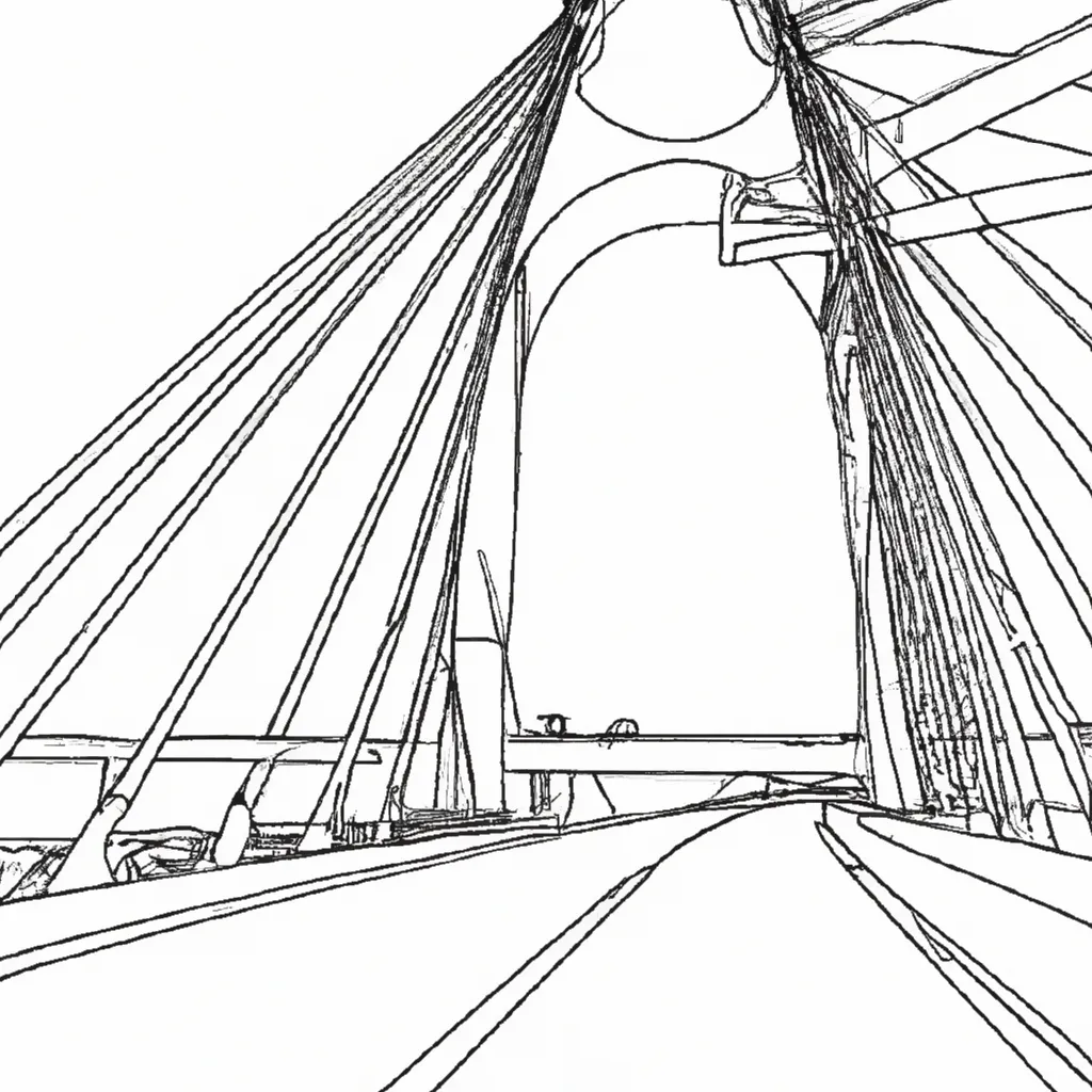 desenhos ponte octavio frias sao paulo 9
