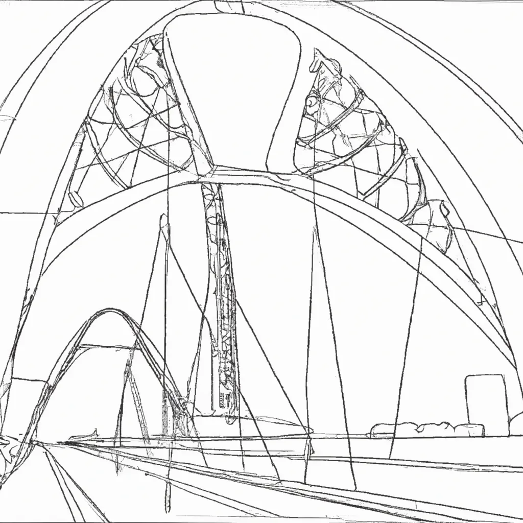 desenhos ponte octavio frias sao paulo 10