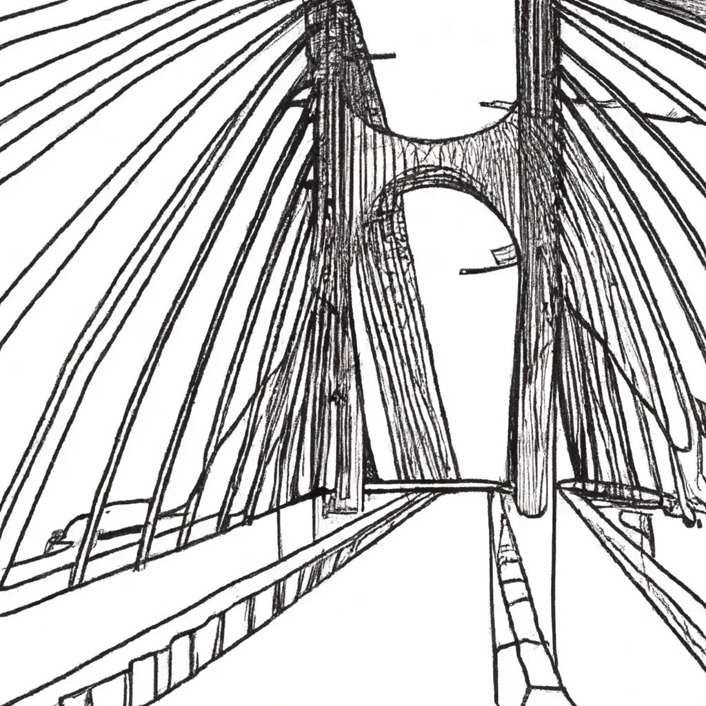 desenhos ponte octavio frias sao paulo 12