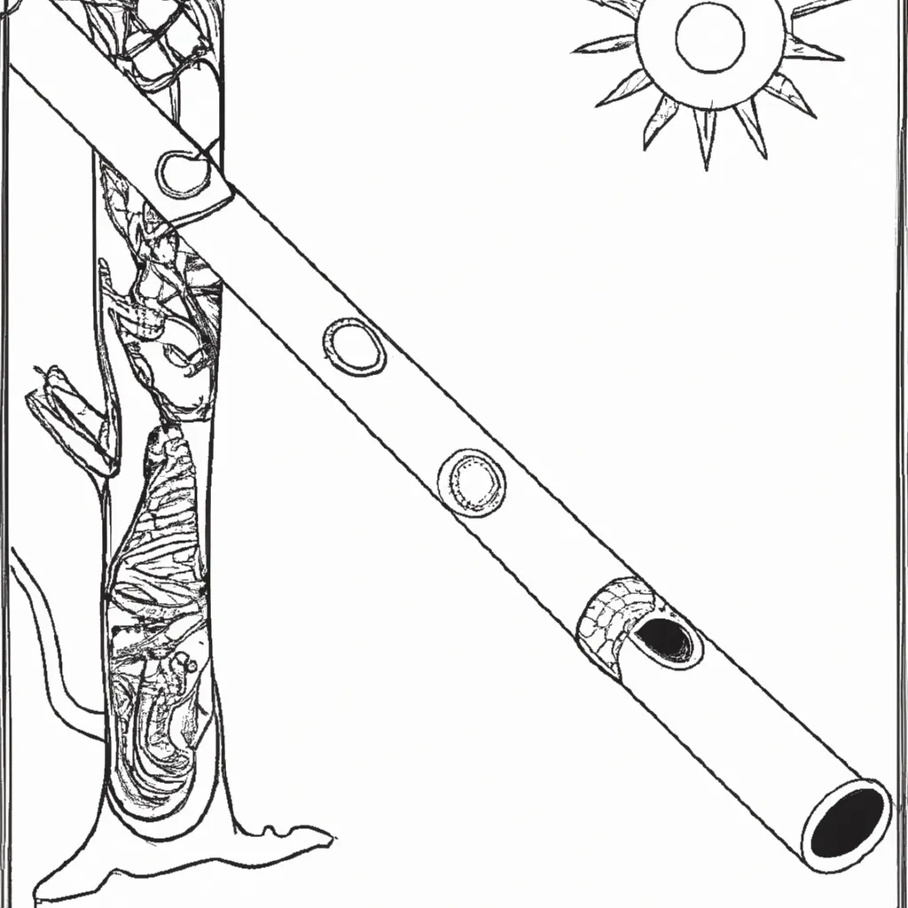 desenhos didgeridoo australiano imprimir pintar