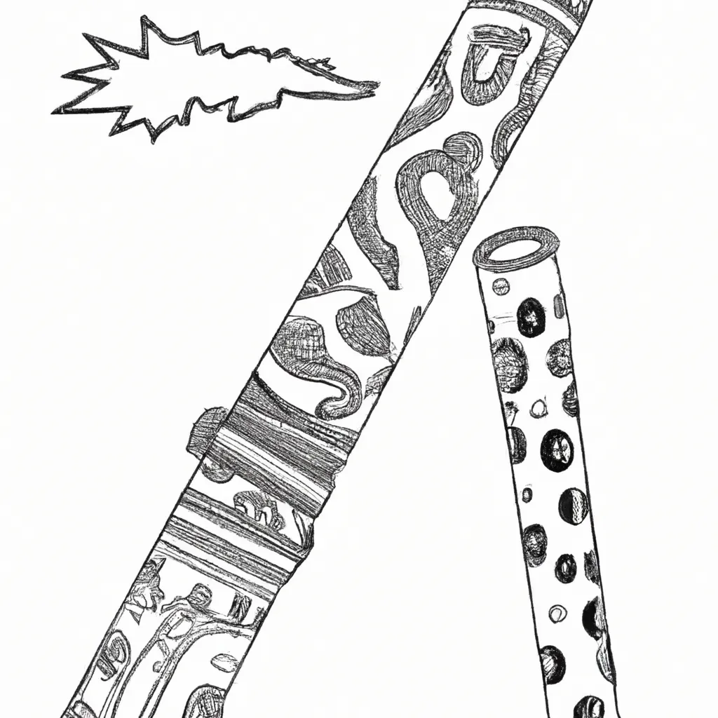 desenhos didgeridoo australiano imprimir pintar 9