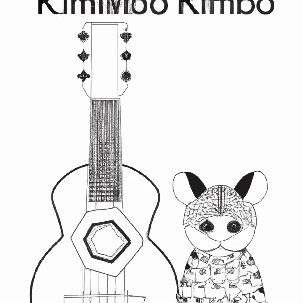 kalimba africano desenhos imprimir pintar 2