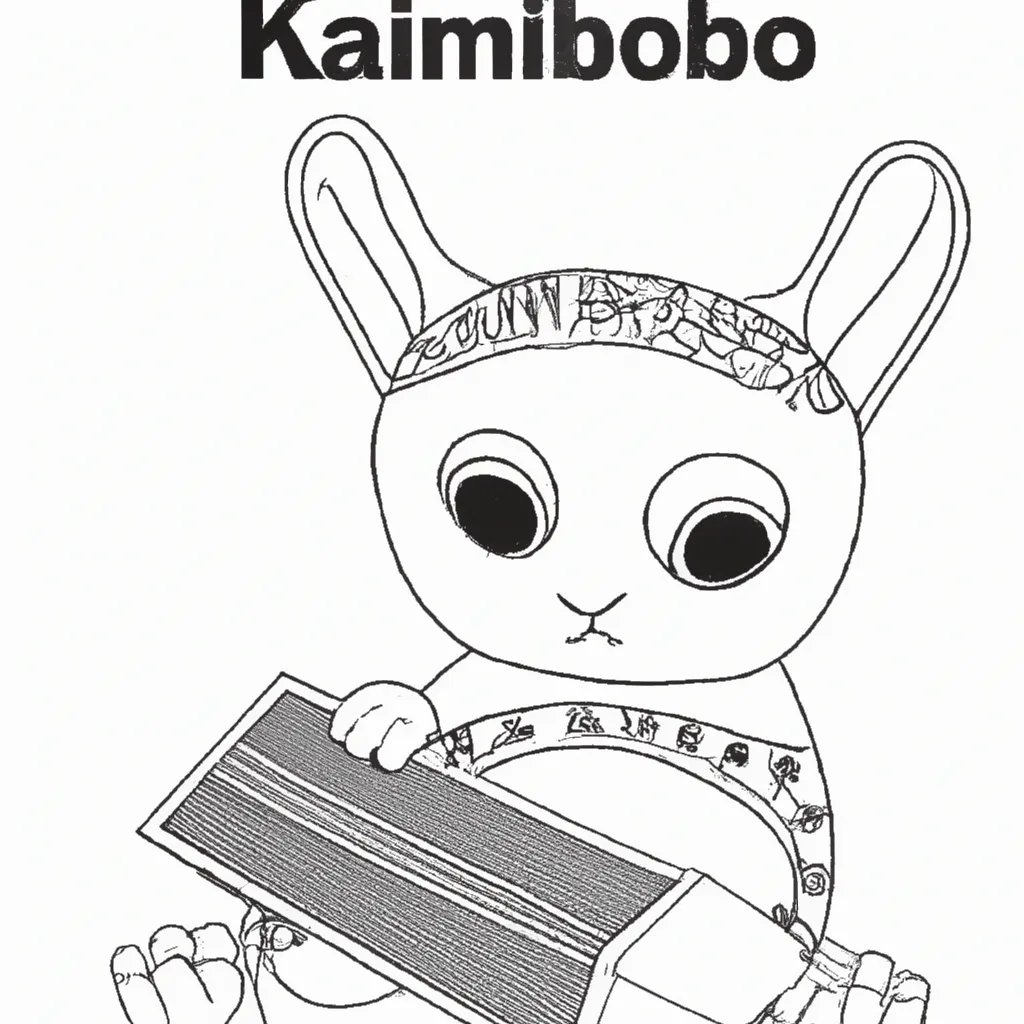 kalimba africano desenhos imprimir pintar 4