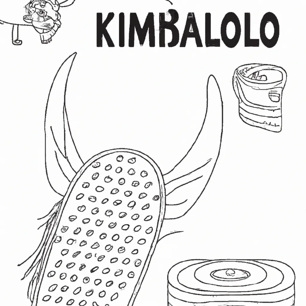 kalimba africano desenhos imprimir pintar 5
