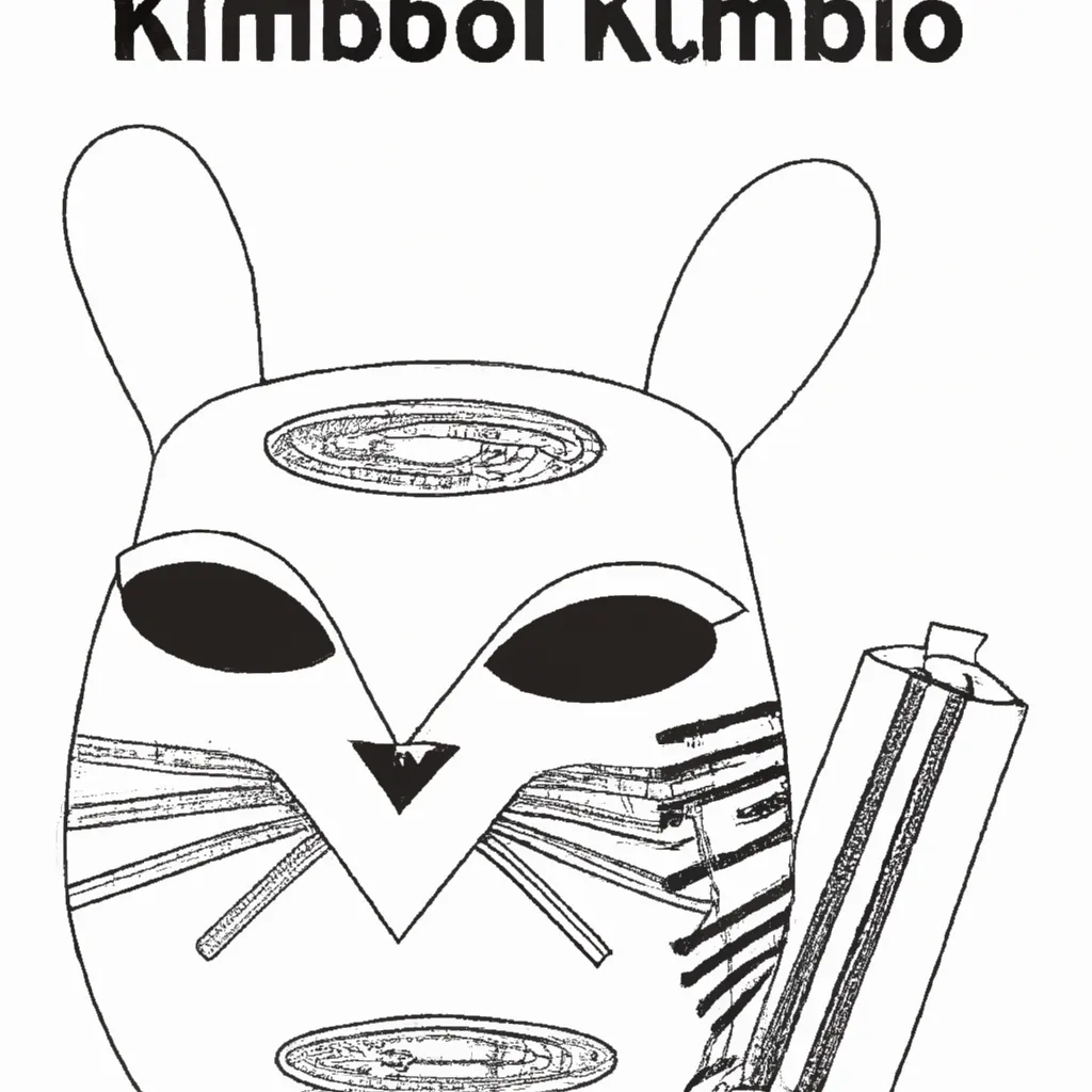 kalimba africano desenhos imprimir pintar 7