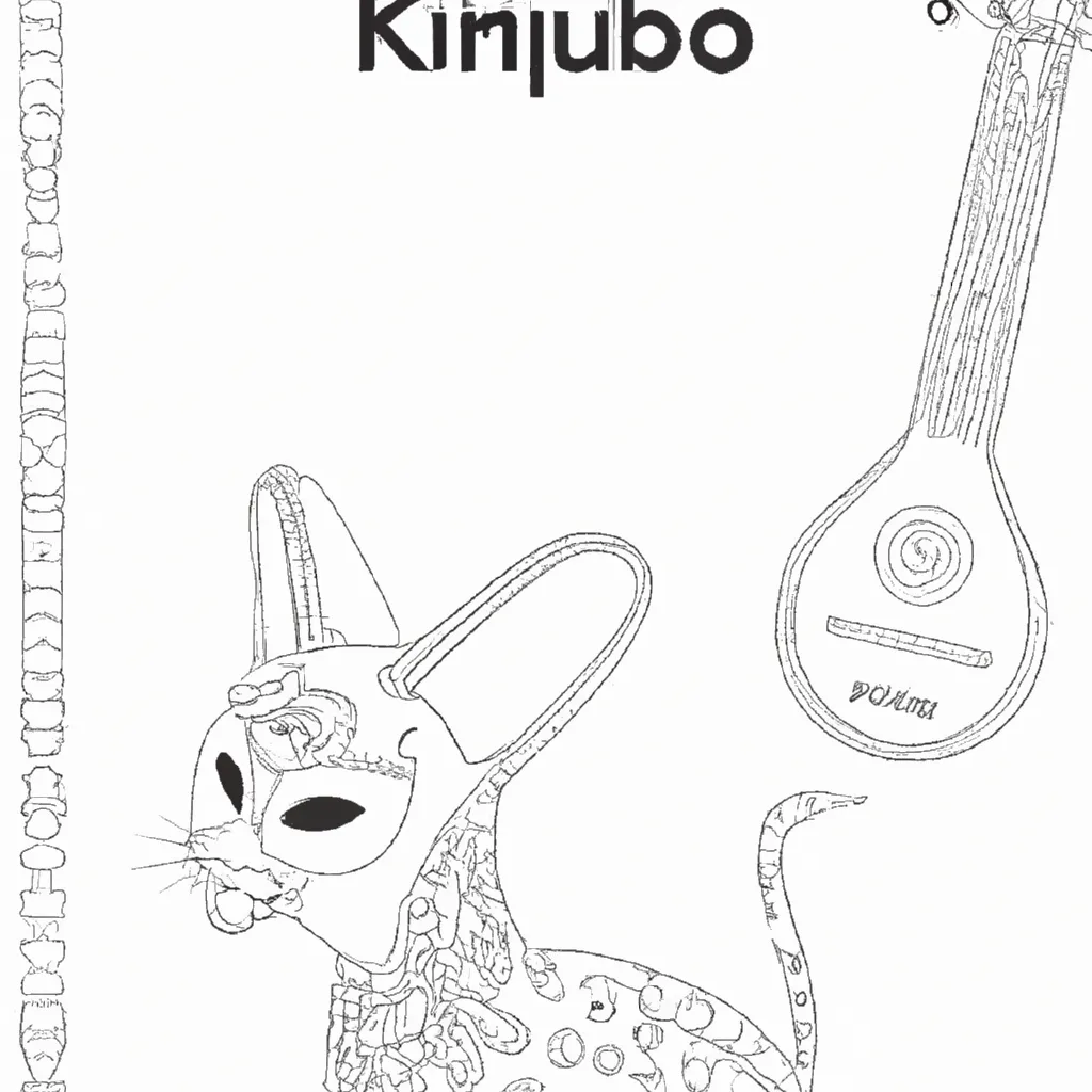 kalimba africano desenhos imprimir pintar 13