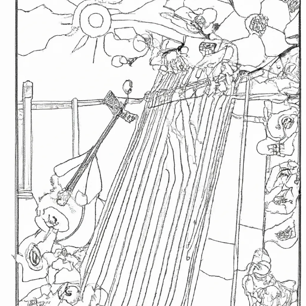 desenhos guzheng chines imprimir pintar 2