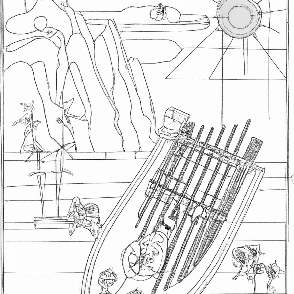 desenhos guzheng chines imprimir pintar 5