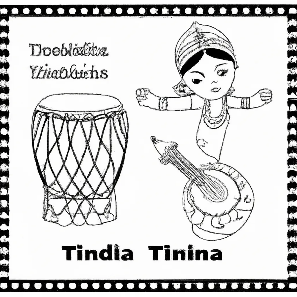 desenhos tabla indiano imprimir pintar 9
