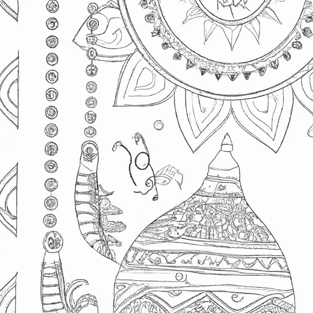 desenhos tabla indiano imprimir pintar 12