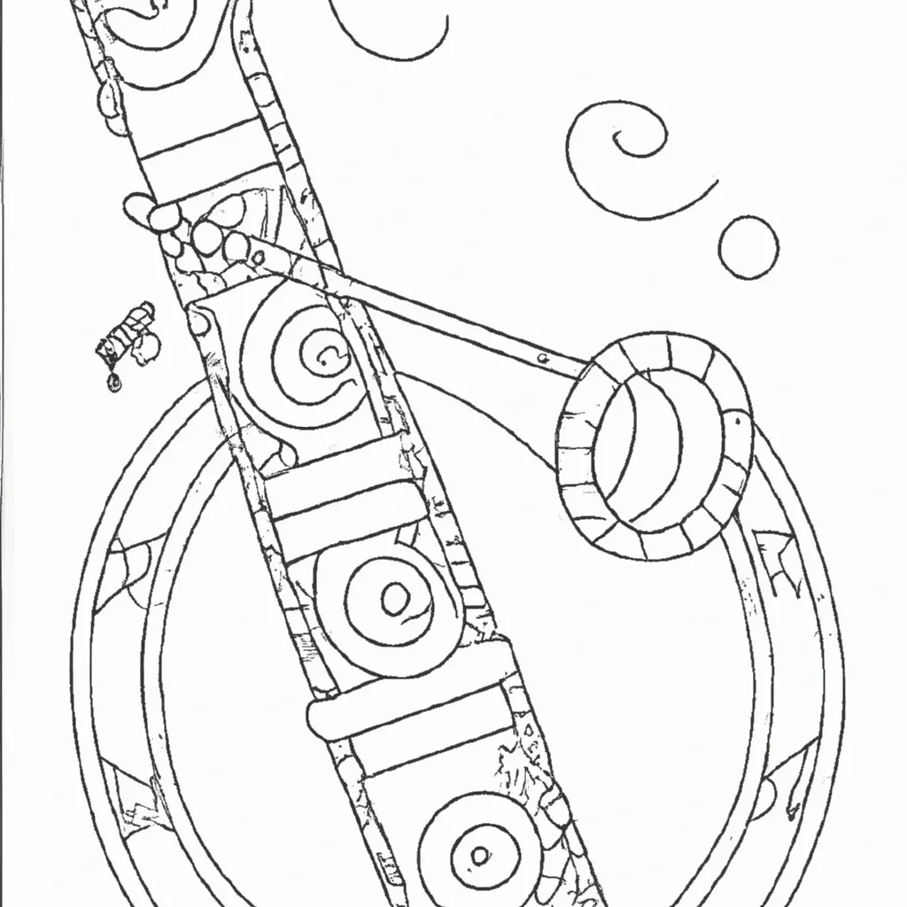 gaita de foles desenhos imprimir pintar 6