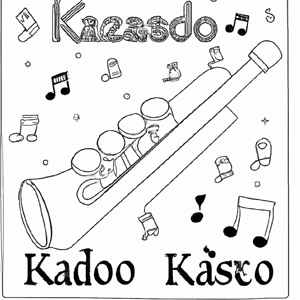 Desenhos de KAZOO para Imprimir e Pintar Diversão em cada Nota!